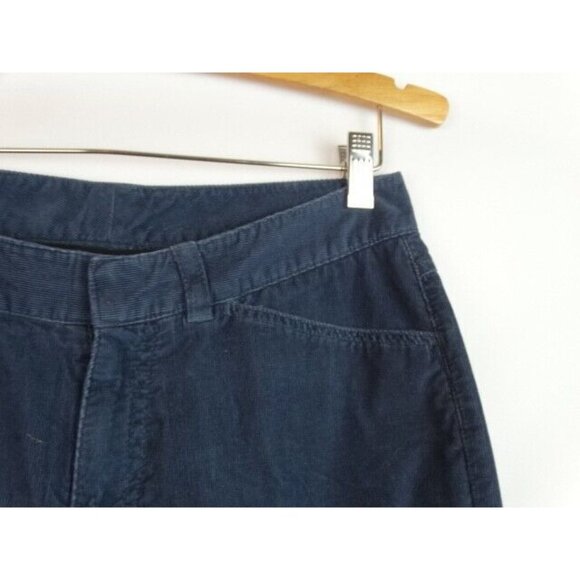 L.L. Bean Women's Pants Size 8 Reg Blue Corduroy Bootcut Pants - Picture 4 of 8